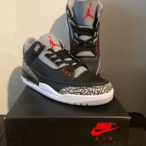 Nike Black and Red Air Jordan Sneakers